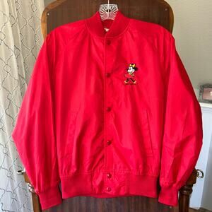 CHALK LINE DISNEY Minnie MOUSE RED Bomber JACKET women’s size small